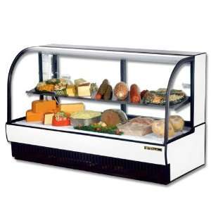   77 CD Curved Glass Refrigerated Deli Case 77   43 Cu. Ft. Appliances