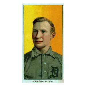  Detroit, MI, Detroit Tigers, Hughie Jennings, Baseball 