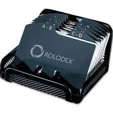 ROLODEX 22291 METAL/MESH OPEN TRAY BUSIN.CARD FILE BLK  