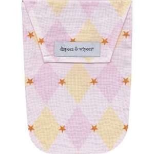  Diapees & Wipees Diamond Pink Baby Diapering Bag Baby