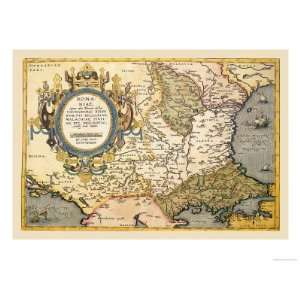   Balkans Giclee Poster Print by Abraham Ortelius, 16x12