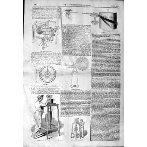   1844 Printing Apparatus Alexander Bain Telegraph Dial