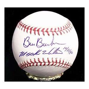 Mookie Wilson and Bill Buckner Autographed Baseball   Autographed 