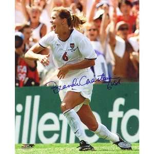 Brandi Chastain Running Back to Team After GWG 8x10