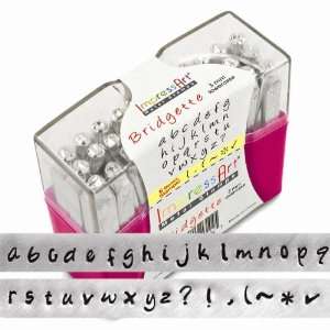 ImpressArt, Bridgette, Metal Alphabet Letter Stamps, Lowercase, 1/8