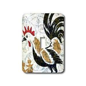 Cassie Peters Chickens   Vintage Rooster Digital Art by Angelandspot 