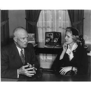  Clare Boothe Luce,President Dwight Eisenhower,1954