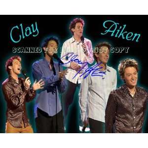 Clay Aiken American Idol Signed Collage2Photo