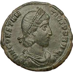 CONSTANTIUS II 351AD Ancient Authentic Roman Coin BATTLE Horseman