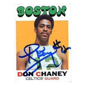  Don Chaney Autographed / Signed 1971 1972 Topps Card 