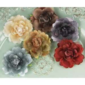  Roosevelt Collection Flowers 6/Pkg Edith Arts, Crafts 