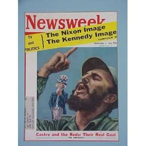 Fidel Castro Cuba & The Reds September 5 1960 Newsweek Magazine 