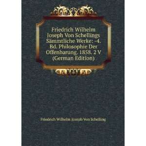   German Edition) Friedrich Wilhelm Joseph Von Schelling Books