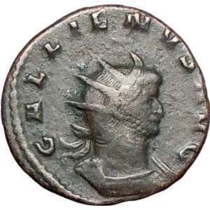  GALLIENUS 260AD Original Authentic Ancient Roman Coin 