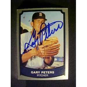 Gary Peters Boston Red Sox #159 1989 Baseball Legends Signed Baseball 