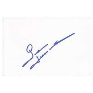 GEORGE HAMILTON Signed Index Card In Person