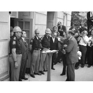  Governor George Wallace Blocks Entrance at the University 