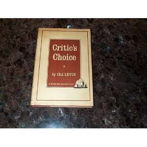  Critics Choice Ira LEVIN Books