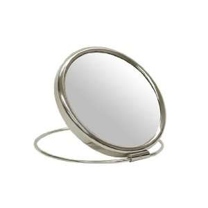 Irving Rice 5 3/4 inch Folding Ring Mirror (5X)   Polished 