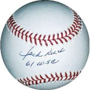  Jack Reed Autographed Baseball   61 W S C Sports 