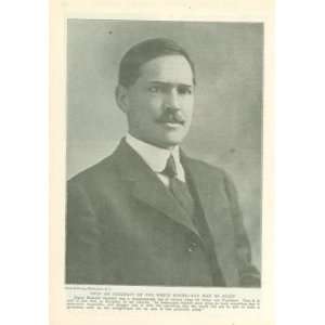  1907 Print James R Garfield Secretary of the Interior 