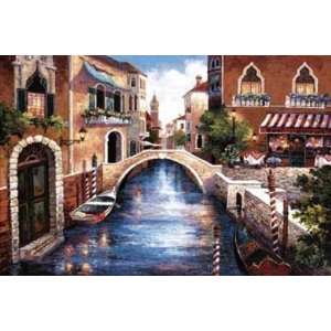  James Lee 36W by 24H  Streets of Venice III CANVAS 