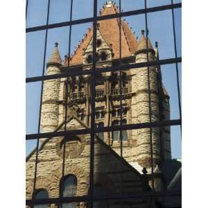  Trinity Church Reflected in the John Hancock Tower, Copley 