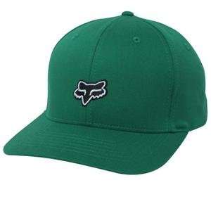   Fox Racing Stock Flex Fit Hat   Small/Medium/Kelly Green Automotive