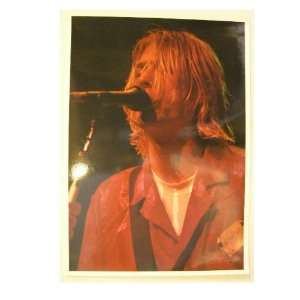 Kurt Cobain Poster Nirvana Singing