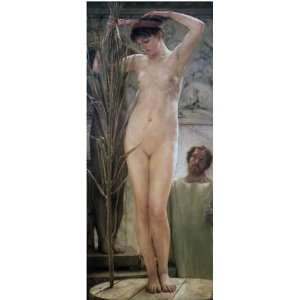Sculptors Model (Venus Esquilina) by Sir Lawrence Alma Tadema. Size 