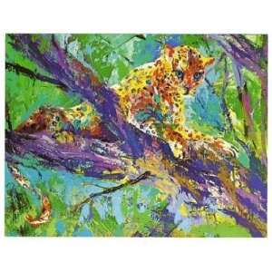 LeRoy Neiman Postcard Serengeti Leopard 1976