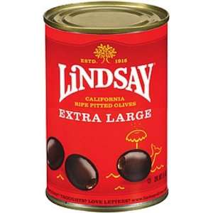 Lindsay California Ripe Pitted Olives Extra Large   24 Pack  