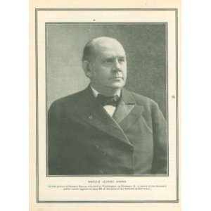  1904 Print Senator Marcus Alonzo Hanna 