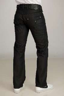 star Army Radar Straight Crushed Black Jeans for men  