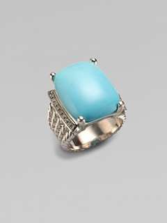 David Yurman   Diamond Accented Turquoise Ring