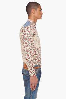 Junya Watanabe Beige Paisley Button Down for men  