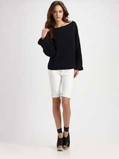 Vince   Ribbed Cotton Boatneck Sweater