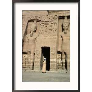  Temple of Nefertari, Abu Simbel, Egypt Framed Photographic 