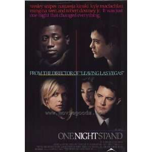 One Night Stand Poster 27x40 Mike Figgis Wesley Snipes Nastassia 