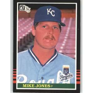  1985 Donruss #640A Mike Jones   Kansas City Royals (Career 