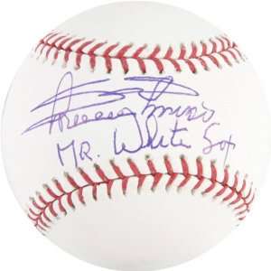 Minnie Minoso Rawlings Autographed Baseball with Mr. White Sox 