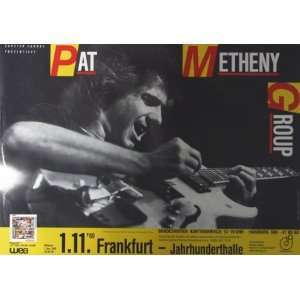 Pat Metheny   Letter From Home 1989   CONCERT   POSTER from GERMANY