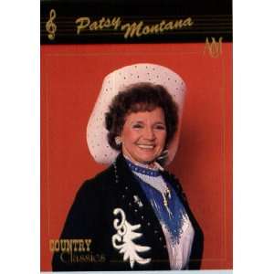   Classics Trading Card # 76 Patsy Montana In a Protective Display Case