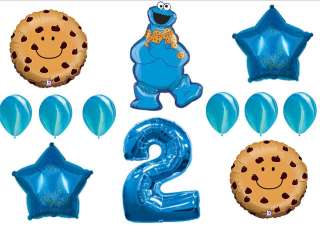   2ND Second Birthday Balloons Decorations Supplies Sesame Street  