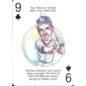 Paul Oneill   Oddball NEW York Yankees Playing Card