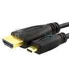   Ft Micro HDMI Cable Type A To D v 1.4 With Ethernet 3D For PC Tablet