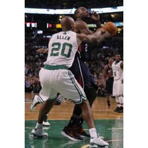  Atlanta Hawks v Boston Celtics Ray Allen and Jeff Teague 