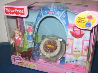 New Fisher Price Loving Family Camping Tent Set w/ Girl Camper  