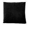 Faux Suede Black & Cream Cushion Cover