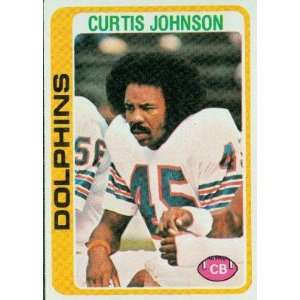  1978 Topps #342 Curtis Johnson   Miami Dolphins (Football 